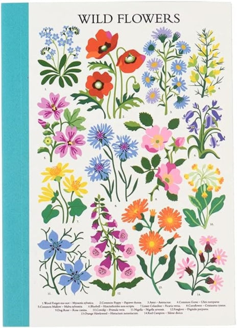 A6 notebook - Wild Flowers