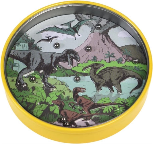 Tin tilt puzzle - Prehistoric Land Dinosaur
