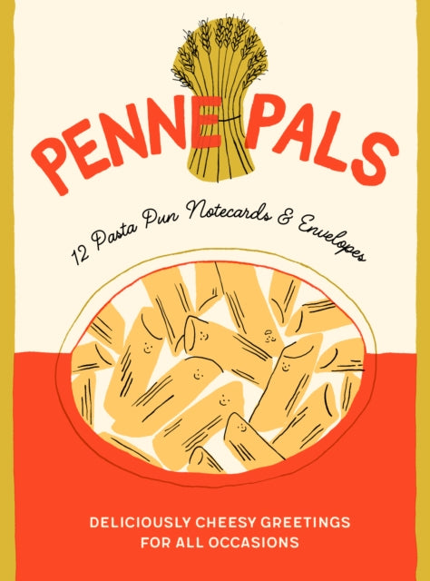 Penne Pals: 12 Pasta Pun Notecards & Envelopes