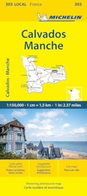 Calvados  Manche - Michelin Local Map 303: Map