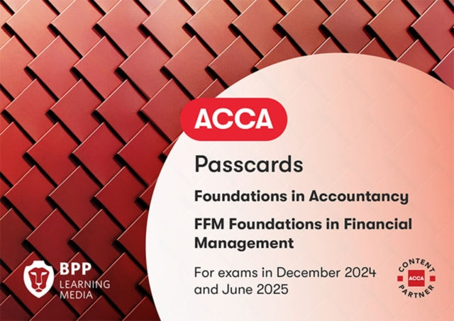 FIA Foundations in Financial Management FFM: Passcards