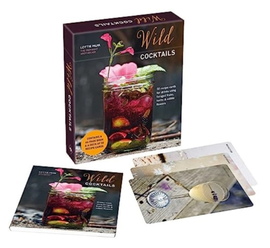 Wild Cocktails Deck: 50 Recipe Cards for Drinks Made Using Fruits, Herbs & Edible Flowers
