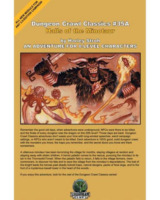 Dungeon Crawl Classics #35A Mini: Halls of the Minotaur