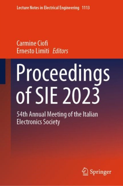 Proceedings of SIE 2023: 54th Annual Meeting of the Italian Electronics Society