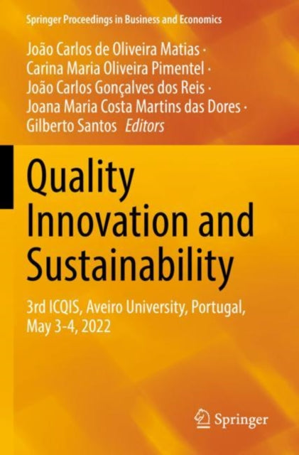 Quality Innovation and Sustainability: 3rd ICQIS, Aveiro University, Portugal, May 3-4, 2022