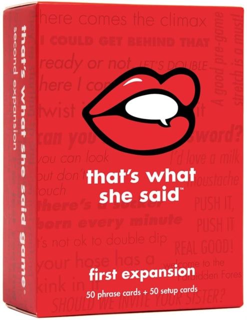 That's What She Said Card Game - First Expansion