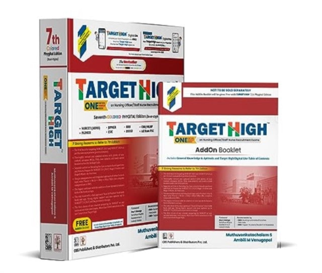 Target High: One Nation NORCET Book on Nursing Officer / Staff Nurse Recruitment Exams