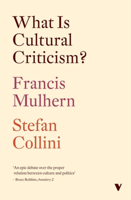 What Is Cultural Criticism?