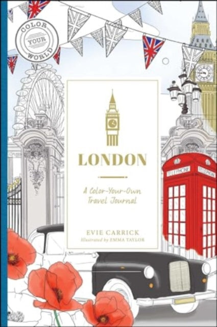 London: A Color-Your-Own Travel Journal