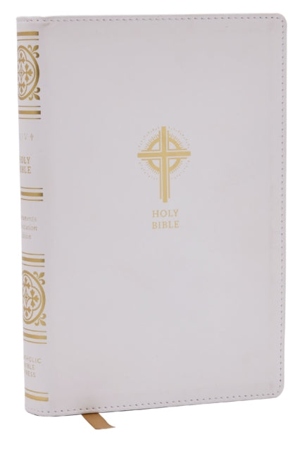 NRSVCE Sacraments of Initiation Catholic Bible, White Leathersoft, Comfort Print