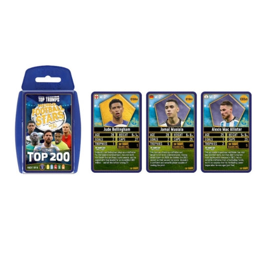 Top Trumps World Football Stars Top 200 Cards - Pack 1