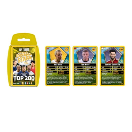 Top Trumps World Football Stars Top 200 Cards - Pack 2