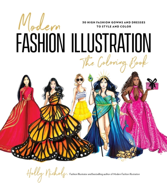 Modern Fashion Illustration: The Coloring Book