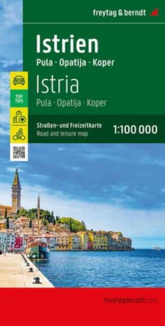 Istria Road and Leisure Map: Pula - Opatija - Koper