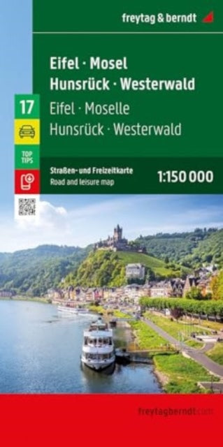 Eifel - Moselle - Hunsruck - Westerwald Road and Leisure Map