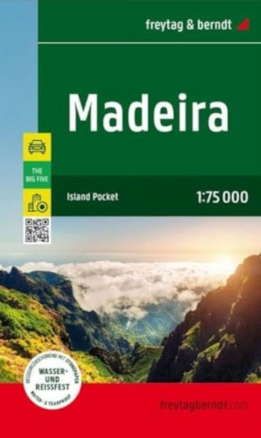 Madeira Island Pocket Map: 1:75,000 scale