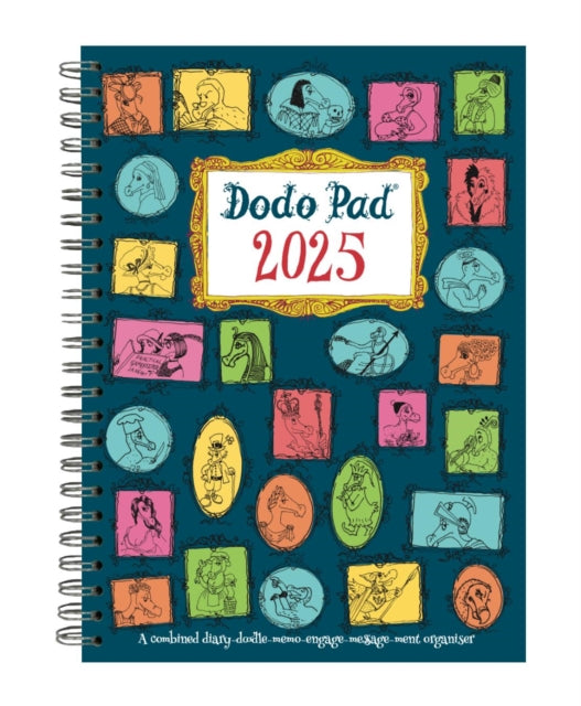 The Dodo Pad A5 Diary 2025 - Calendar Year Week to View Diary: A Diary-Organiser-Planner Book with space for up to 5 people/appointments/activities. UK made, sustainable, plastic free