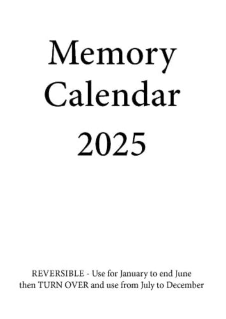 Memory Calendar - 2025