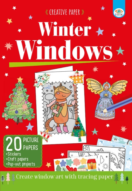 Creative Paper: Winter Windows: Creative window art with tracing paper