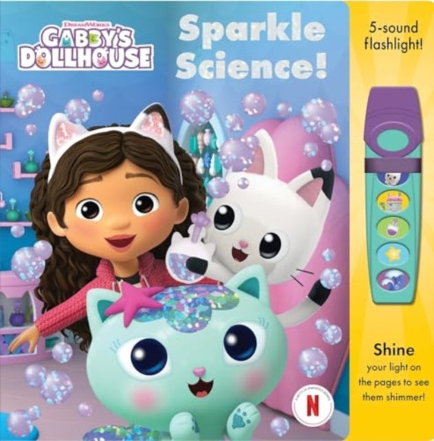 Gabbys Dollhouse Sparkle Science Glow Flashlight