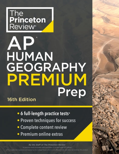 Princeton Review AP Human Geography Premium Prep: 6 Practice Tests + Complete Content Review + Strategies & Techniques