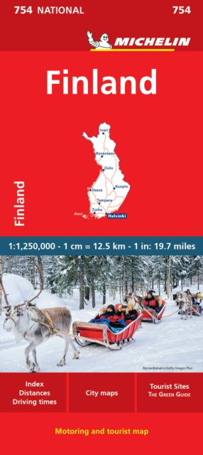 Finland - Michelin National Map 754: Map