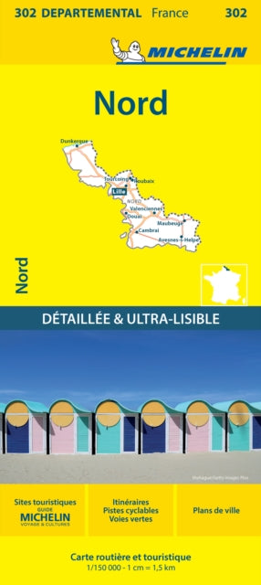 Nord - Michelin Local Map 302: Map
