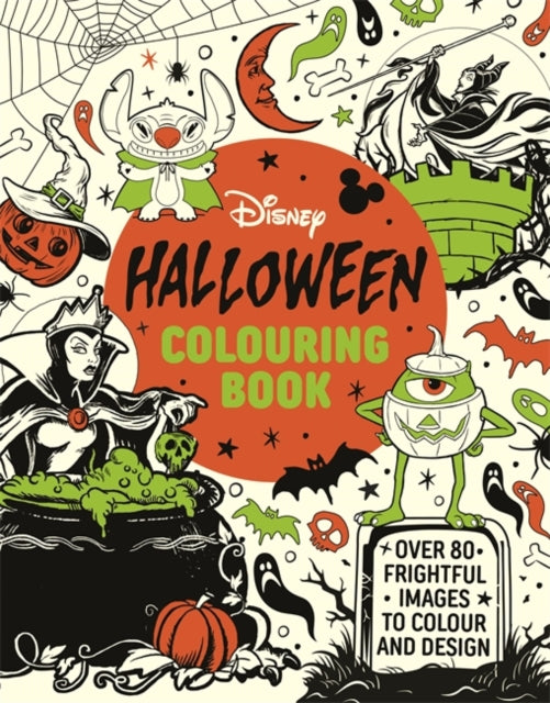 Disney Halloween Colouring Book: Over 80 spooky images to colour and design