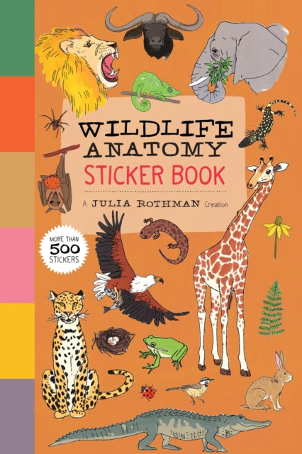 Wildlife Anatomy Sticker Book: A Julia Rothman Creation: More than 500 Stickers