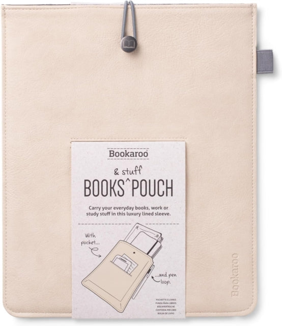 Bookaroo Books & Stuff Pouch - Cream