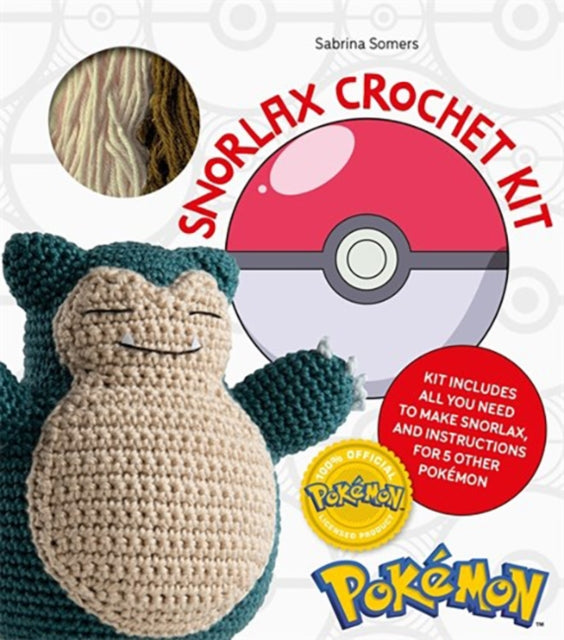 PokeMon Crochet Snorlax Kit: Includes Materials to Make Snorlax and Instructions for 5 Other PokeMon