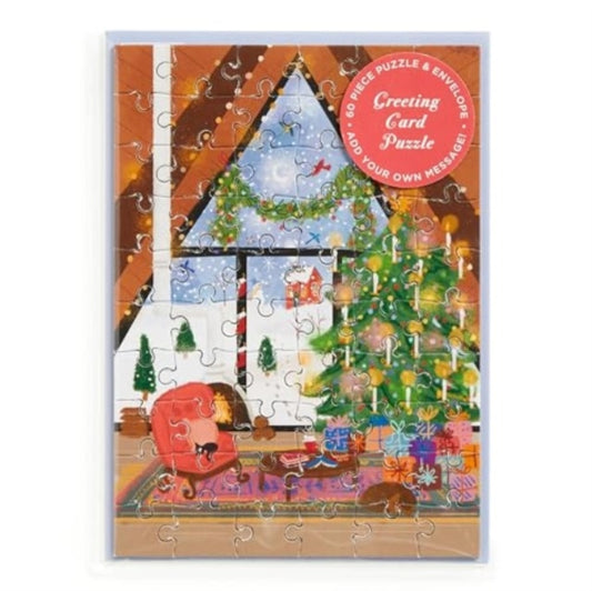 Joy Laforme Cozy Cabin Greeting Card Puzzle