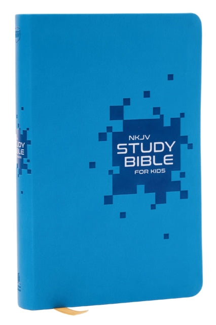 NKJV Study Bible for Kids, Blue Leathersoft:  The Premier Study Bible for Kids