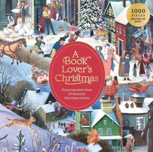 A Book Lover's Christmas: A 1000-piece jigsaw puzzle