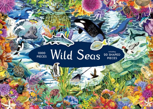 Wild Seas Jigsaw: Stories of nature's greatest comebacks: 1000 piece jigsaw with 20 shaped pieces