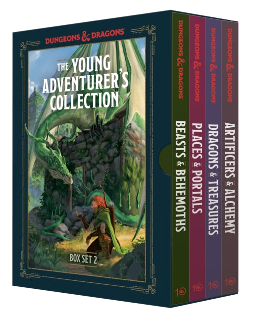 The Young Adventurer's Collection Box Set 2 (Dungeons & Dragons 4-Book Boxed Set): Beasts & Behemoths, Dragons & Treasures, Places & Portals, Artificers & Alchemy