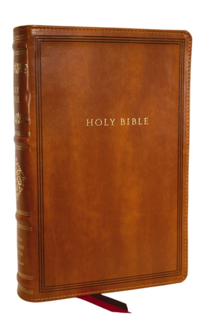 RSV Personal Size Bible with Cross References, Brown Leathersoft, (Sovereign Collection)