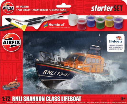 Airfix STARTER SET - RNLI SHANNON CLASS LIFEBOT Model Toy