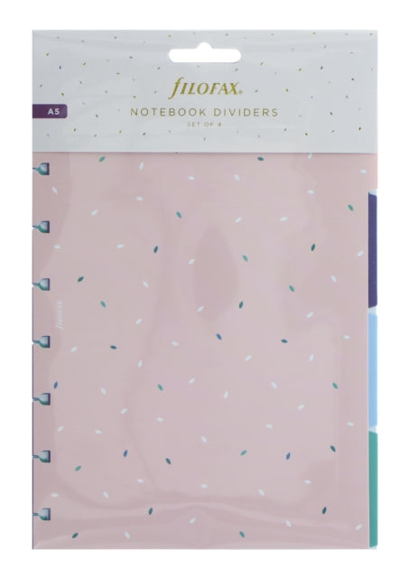Filofax A5 Refillable Notebook Dividers - Garden