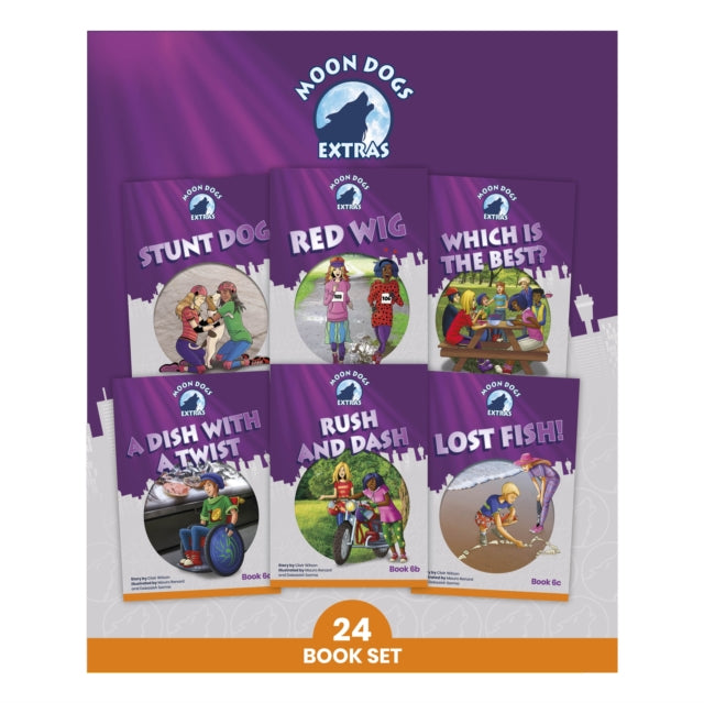 Phonic Books Moon Dogs Extras Set 2: Adjacent consonants and consonant digraphs