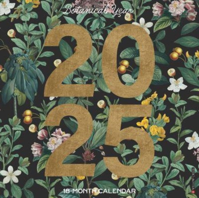 Botanical Year 2025 12 X 12 Wall Calendar