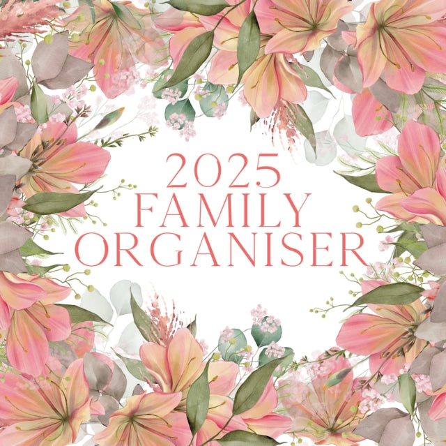 Family Organiser 2025 Square Wall Calendar