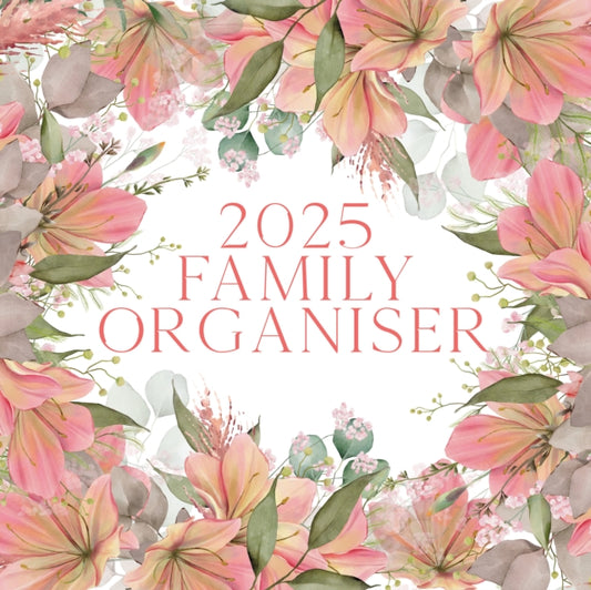 Family Organiser 2025 Square Wall Calendar