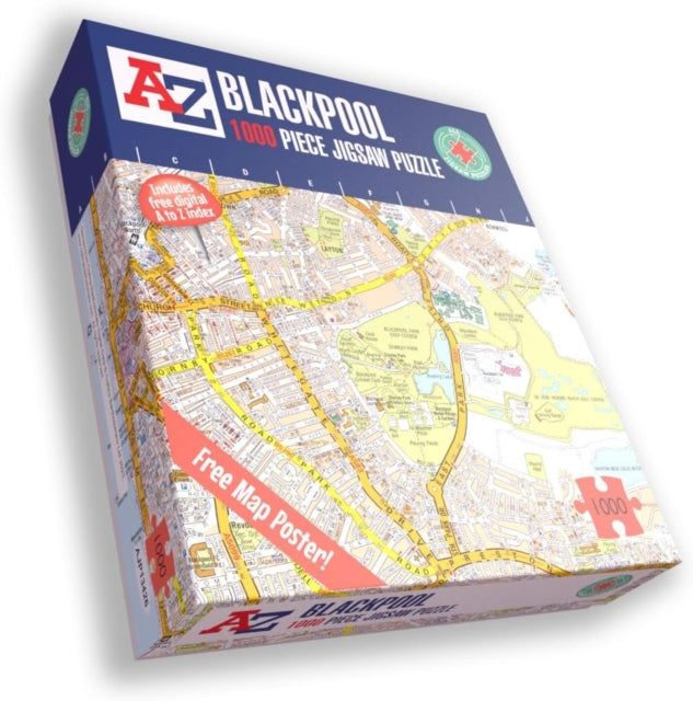 A-Z Map of Blackpool