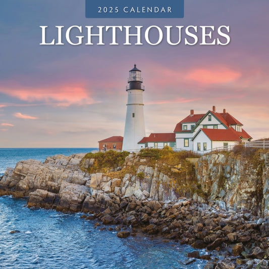 Lighthouses 2025 Square Wall Calendar