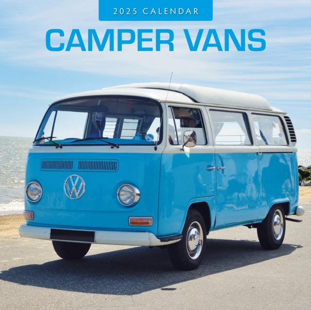 Camper Vans 2025 Square Wall Calendar