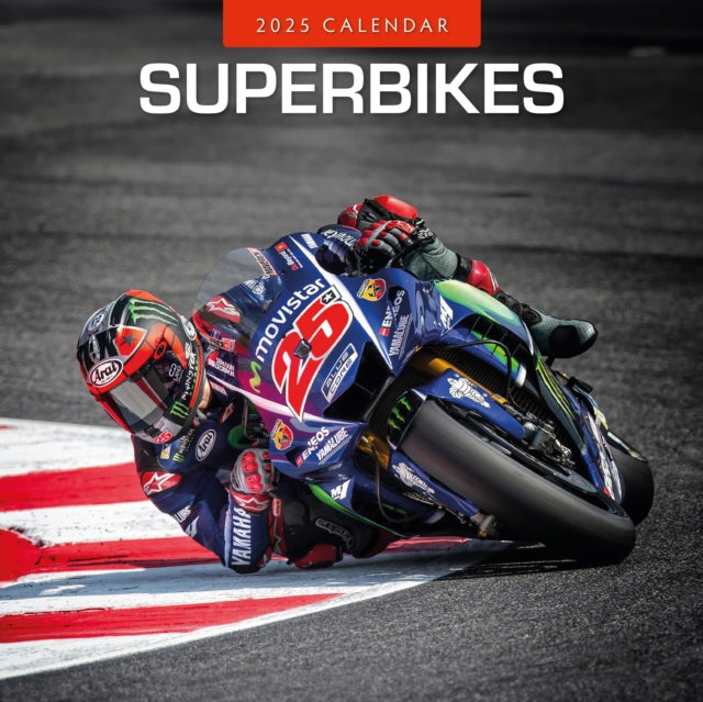 Superbikes 2025 Square Wall Calendar