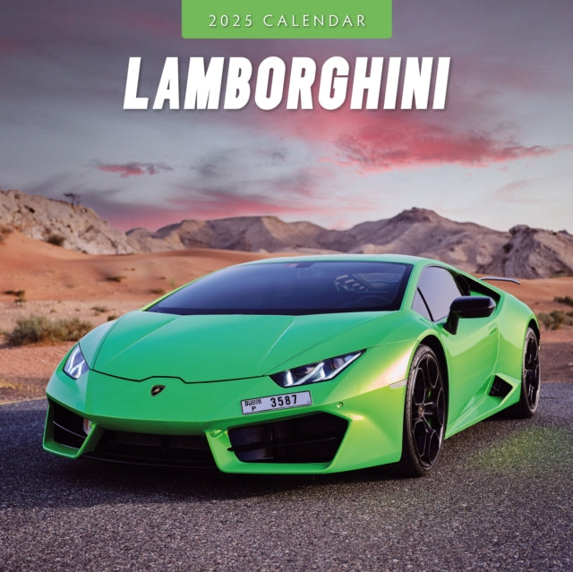 Lamborghini 2025 Square Wall Calendar