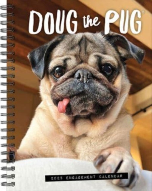 Doug the Pug 2025 6.5 X 8.5 Engagement Calendar