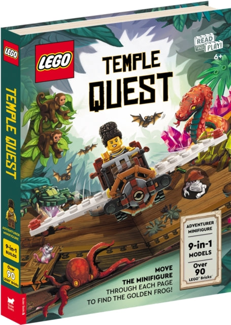 LEGO®  Books: Temple Quest (with adventurer minifigure, nine buildable models, play scenes and over 90 LEGO elements)